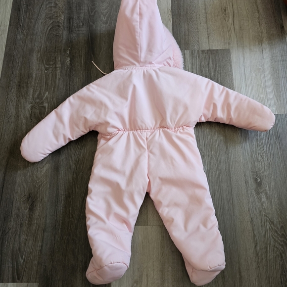 Vintage Pink BABY Snowsuit 0-3 months - Picture 4 of 5